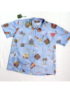 Vintage Journey Band Icons Taylor Sportswear Button Up Shirt - XL